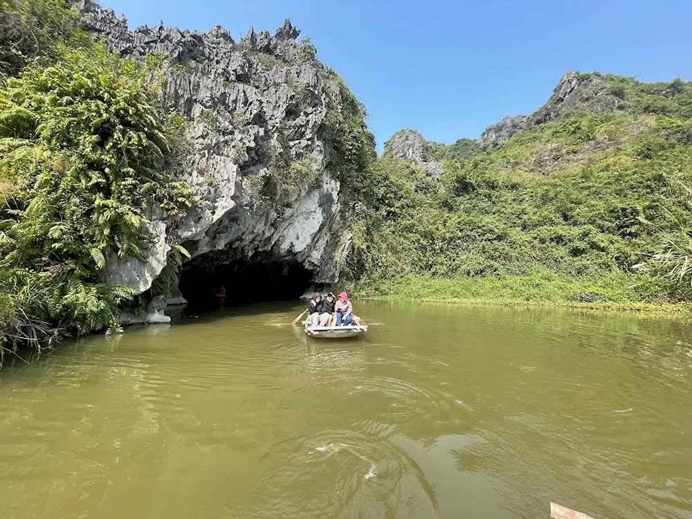 Van Long has 1,000 caves scattered throughout the area, each one offers its own mysterious and enchanting beauty